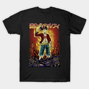 Luffy Fire piece T-Shirt